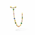 Multicolor cuff earring